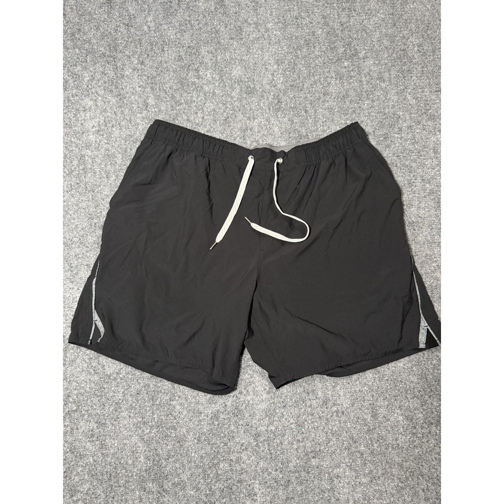 Vuori trail Shorts Mens XL Black 7 Inch Lined Athletic Running Gym V341 outdoors